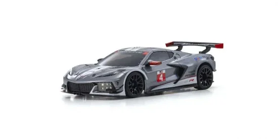 Kyosho Mini-Z MR04 RWD Corvette C8-R Gun Metal/White (W-MM/KT531P) — image 3 of 6