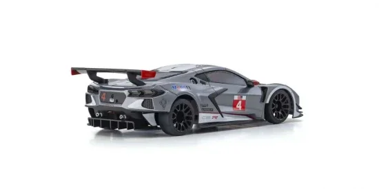 Kyosho Mini-Z MR04 RWD Corvette C8-R Gun Metal/White (W-MM/KT531P) — image 4 of 6