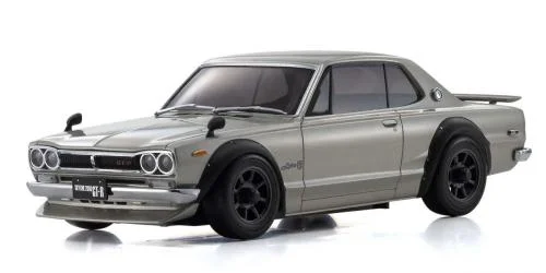 Kyosho Mini-Z AWD - Nissan Skyline 2000 GT-R KPGC10 Silver (MA020/KT531P) &mdash; image 4 of 5