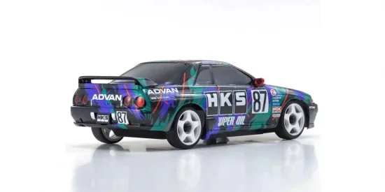 Kyosho Mini-Z AWD Nissan Skyline GT-R R32 1993 HKS #87 (MA020-KT531P) — image 4 of 4