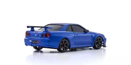 Kyosho Mini-Z AWD Nissan Skyline GT-R R34 Metallic Blue (MA020N-L) — image 4 of 5