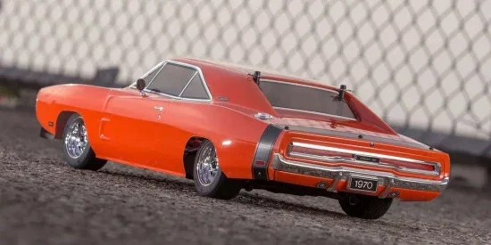 Kyosho Fazer MK2 (L) Dodge Charger 1970 Orange 1:10 Readyset &mdash; image 4 of 7