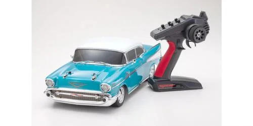 Kyosho Fazer MK2 Chevy Bel Air Coupe 1957 Turquoise Readyset — image 4 of 7