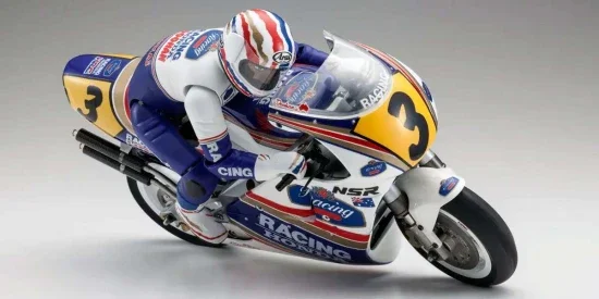Kyosho Moto Hanging On Racer Biker - Honda NSR500 1991 Kit — image 9 of 11