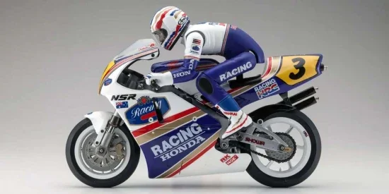 Kyosho Moto Hanging On Racer Biker - Honda NSR500 1991 Kit — image 7 of 11
