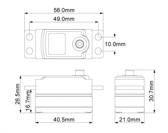 Servo Kyosho Le Mans 40S KS4241-08M Low Profile — image 2 of 2