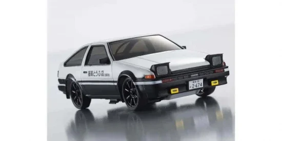 Kyosho First Mini-Z 1:28 Initial-D Toyota Sprinter Trueno AE86 WH/BK — image 2 of 7