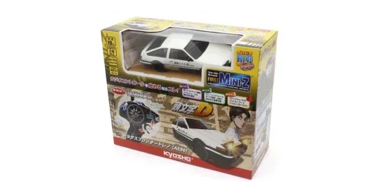 Kyosho First Mini-Z 1:28 Initial-D Toyota Sprinter Trueno AE86 WH/BK — image 7 of 7