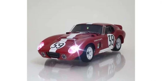 Kyosho First Mini-Z 1:28 Shelby Cobra Daytona No.59 Red — image 4 of 6