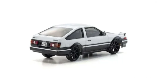 Kyosho First Mini-Z 1:28 Toyota Sprinter Trueno AE86 WH/BK &mdash; image 3 of 7