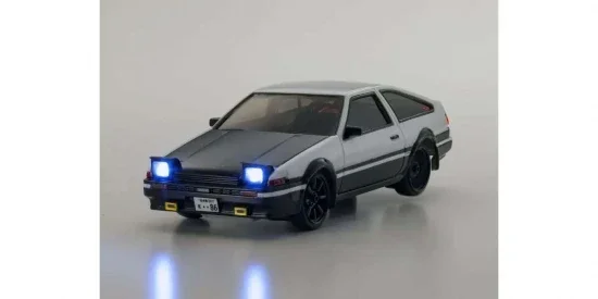 Kyosho First Mini-Z 1:28 Toyota Sprinter Trueno AE86 WH/BK &mdash; image 6 of 7