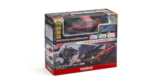 Kyosho First Mini-Z 1:28 Toyota Sprinter Trueno AE86 RD/BK — image 7 of 7