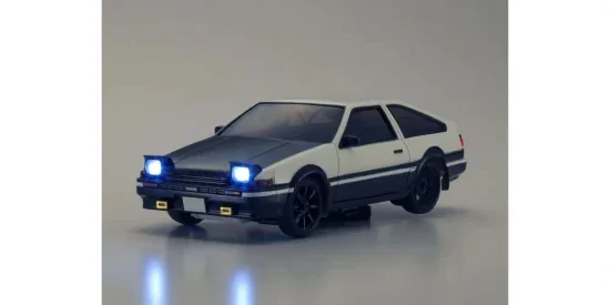 Kyosho First Mini-Z 1:28 Initial-D Sprinter Trueno AE86 WH/BK Carbon &mdash; image 5 of 6