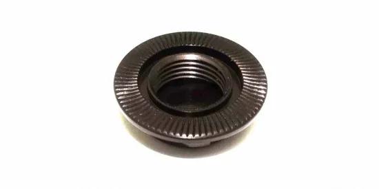 Kyosho 1:8 Inferno Serrated Closed Wheel Nuts (4) Gun Metal — image 3 of 5