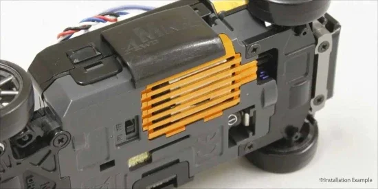 Kyosho Mini-Z AWD Orange Aluminium Motor Heatsink — image 2 of 2