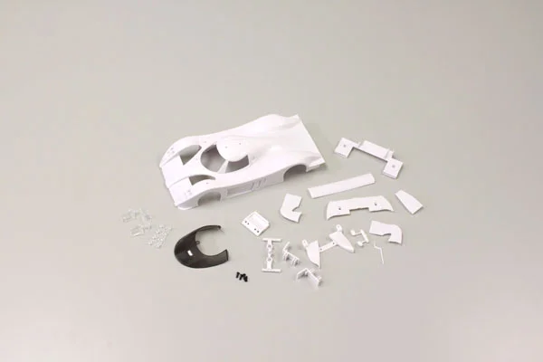 Kyosho Body Shell - Toyota GT-One Ts020 Mini-Z (White Body) — image 2 of 3