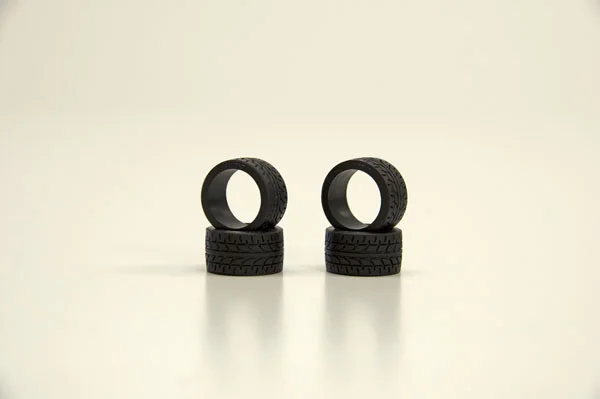 Kyosho Miniz Racing Radial Tyres 40 Shore - Wide (4)