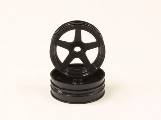 Kyosho Front Wheel (2) Beetle 2014 - Black &mdash; image 2 of 2