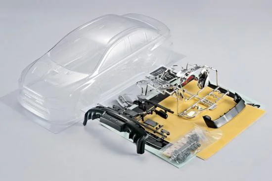 Killer Body Mitsubishi Lancer EVO X Clear Bodyshell - 190mm — image 2 of 5