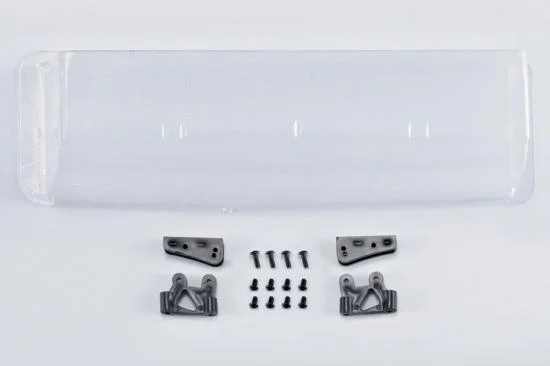 Killer Body Clear Lexan Rear Wing + Mounts For 1/7 — image 2 of 3