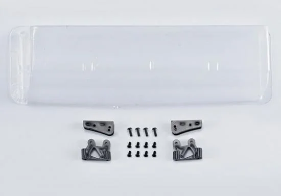 Killer Body Clear Lexan Rear Wing + Mounts For 1/7 — image 1 of 3