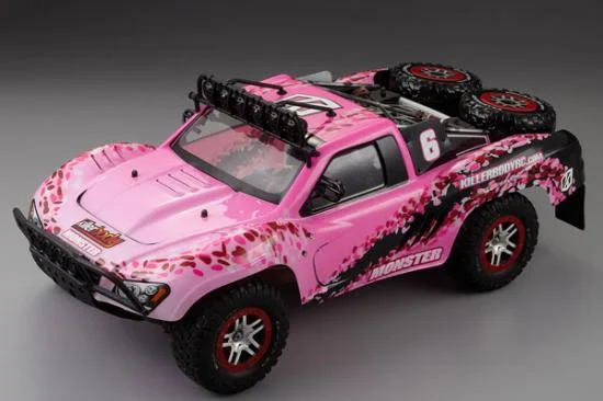 Killer Body SC Truck Finished Body Lady Flower Pattern &mdash; image 3 of 5