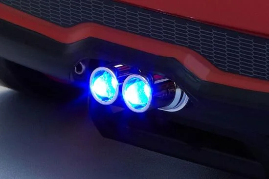 Killer Body Chrome Double Exhaust Pipe W/O LED — image 3 of 5