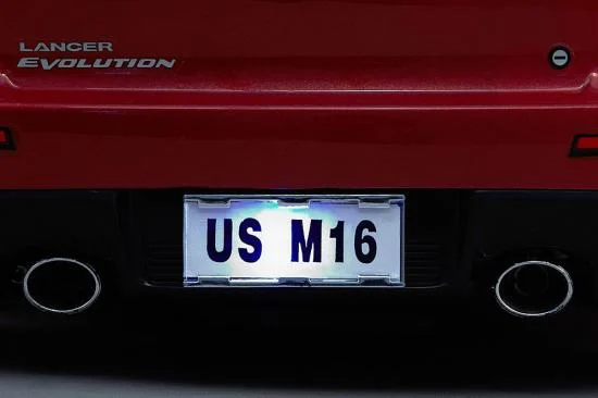 Killer Body Number Plate W/LED Unit Set 1:10 Touring Car &mdash; image 3 of 4