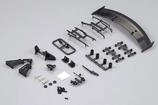 Killer Body 1:10 Tc Basic Plastic Parts (Black Finish) &mdash; image 10 of 11