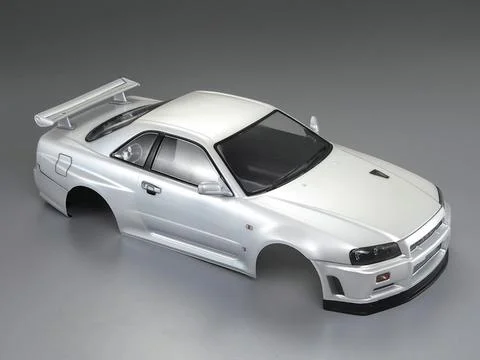 Killer Body Nissan Skyline R34 195mm Finished Body-White &mdash; image 9 of 12