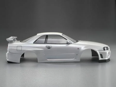 Killer Body Nissan Skyline R34 195mm Finished Body-White &mdash; image 5 of 12