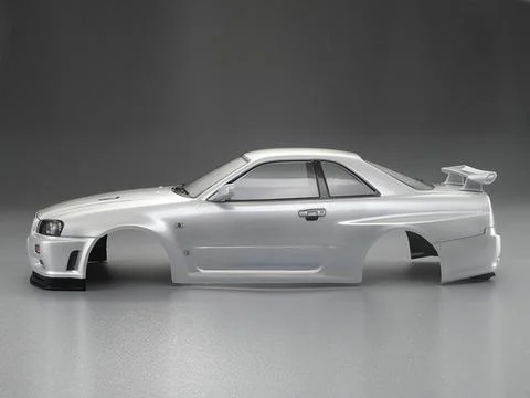 Killer Body Nissan Skyline R34 195mm Finished Body-White &mdash; image 4 of 12