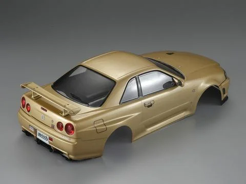 Killer Body Nissan Skyline R34 195mm Finished Body-Gold — image 10 of 12