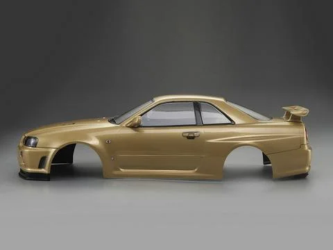 Killer Body Nissan Skyline R34 195mm Finished Body-Gold — image 4 of 12