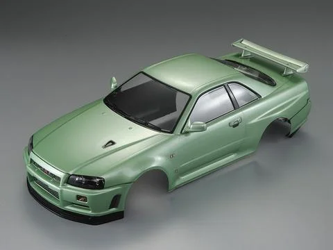 Killer Body Nissan Skyline R34 195mm Finished Body-Green — image 11 of 12