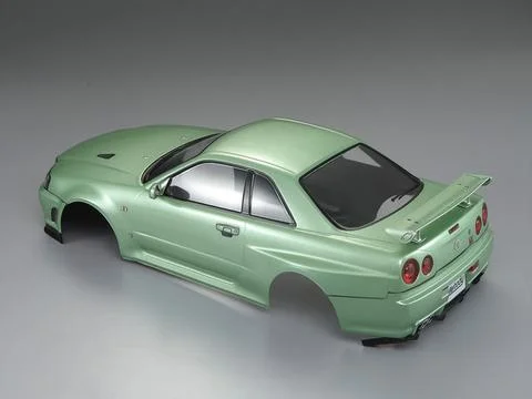Killer Body Nissan Skyline R34 195mm Finished Body-Green — image 8 of 12