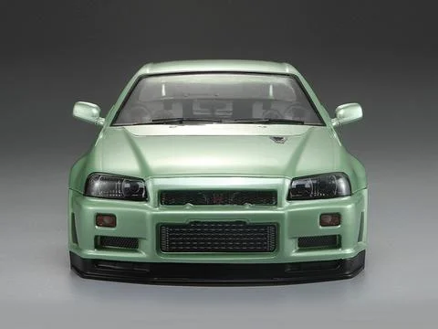 Killer Body Nissan Skyline R34 195mm Finished Body-Green — image 7 of 12