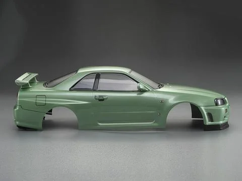 Killer Body Nissan Skyline R34 195mm Finished Body-Green — image 5 of 12