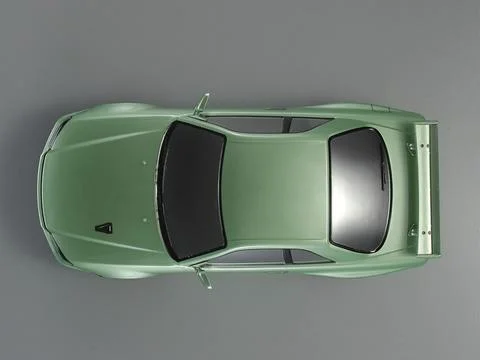 Killer Body Nissan Skyline R34 195mm Finished Body-Green — image 3 of 12
