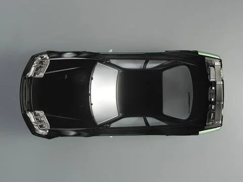 Killer Body Nissan Skyline R34 195mm Finished Body-Green — image 2 of 12