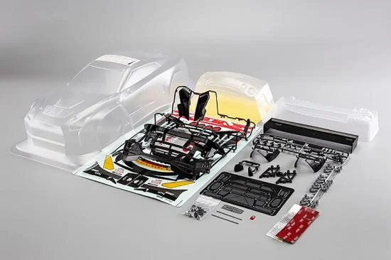 Killer Body B-MAX NDDP Nissan GT-R (Nismo GT3) Clear Body Set - 195mm — image 2 of 7