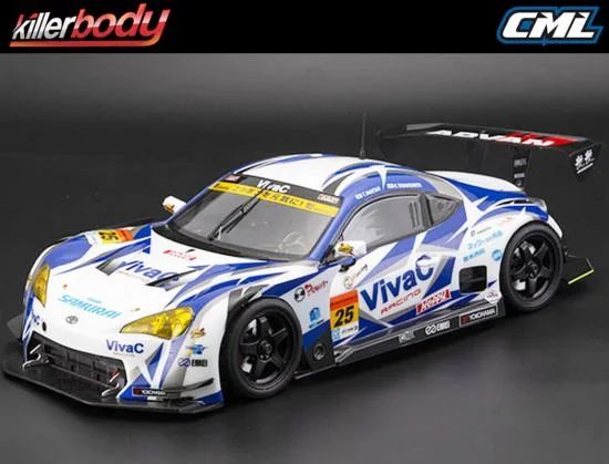 Killer Body Vivac 86 Mc Clear Bodyshell 1:10 &mdash; image 7 of 10