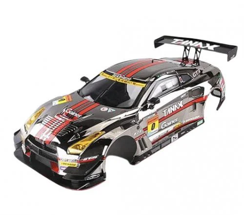 Killer Body Gainer Tanax Nissan GT-R Nismo R35 Clear Unpainted 195mm Bodyshell — image 2 of 2