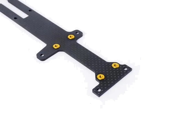 Carbon Radio Plate & ESC Mount Koswork 2.0mm - Optima Mid — image 2 of 8