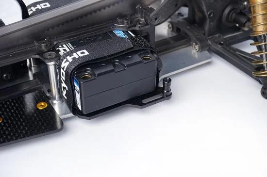 Shorty Battery Mount Set Koswork 2.0mm Carbon - Optima Mid — image 4 of 5