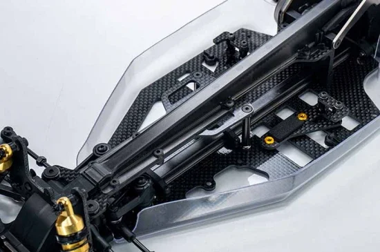 Koswork Carbon Radio Plate for Kyosho Turbo Optima Mid SP — image 3 of 3