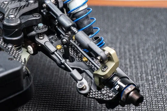 Koswork Carbon 1.5mm Front Arm Stiffener Set for Inferno MP11 &mdash; image 2 of 2