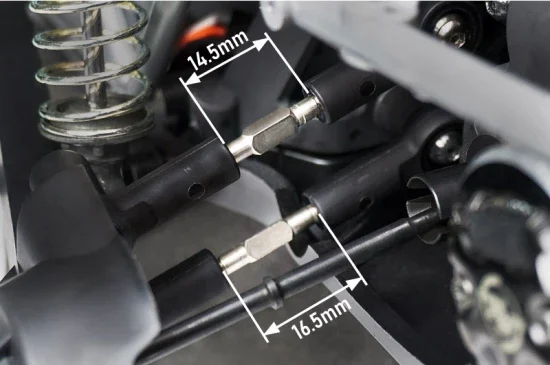 Turnbuckle Set HD Koswork( 6) Tamiya BBX — image 3 of 3