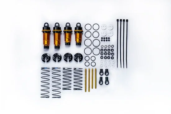 Koswork Big Bore 12mm 1:10 Buggy Shock Set (F&R) (4) Gold/Black — image 2 of 6
