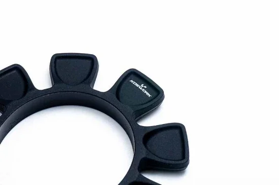Koswork UFO High Strength Silicone 1:8 BuggyTire Glue Bands (4) Black &mdash; image 2 of 2